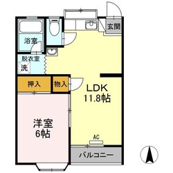 ルミナスⅠ　１号棟の物件間取画像